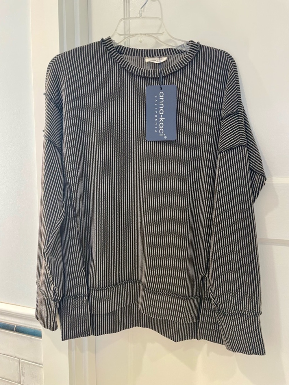 Anna-Kaci Ribbed Knit Pullover NWT - Picture 2 of 11